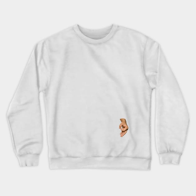 Finger Circle Crewneck Sweatshirt by Kiru1990